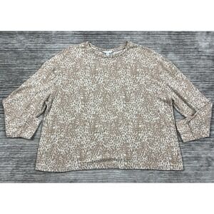 Time and Tru Sweater Womens XXXL Beige Long Sleeve‎ Polyester Blend